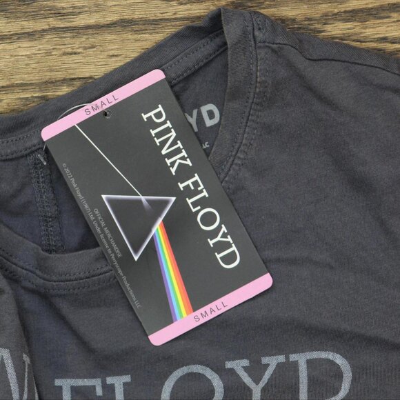 NWT Pink Floyd Womens Classic Rock Band Short Sleeve T-Shirt 14118 2XL Gray - Picture 4 of 5